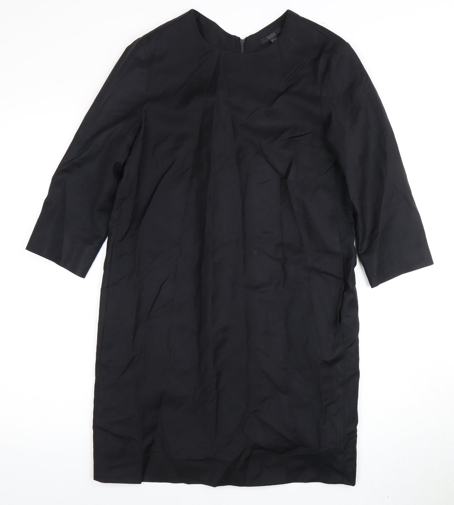 COS Women's Black Shift Dress Size 8 Workwear