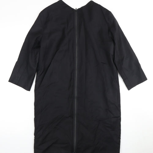 COS Women's Black Shift Dress Size 8 Workwear