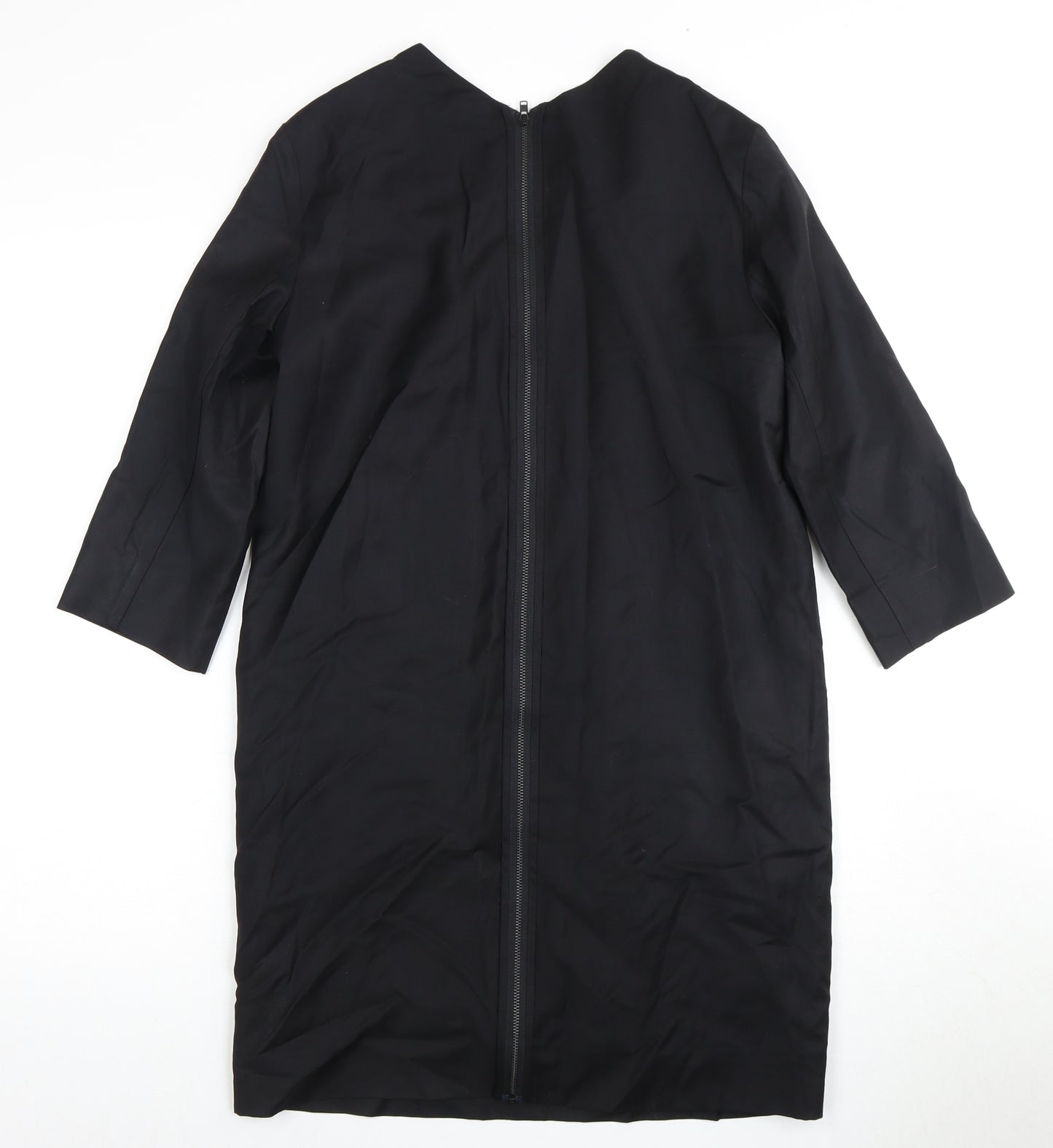 COS Women's Black Shift Dress Size 8 Workwear