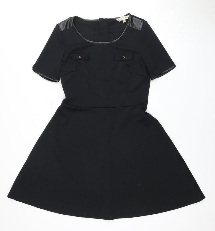 Yumi Women's Black A-Line Dress Size 12