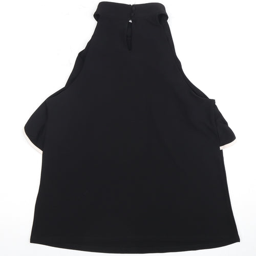 New Look Women's Black Halter Top Size 12