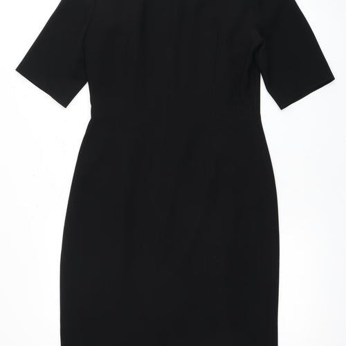 Hobbs Women's Black Dress, Size 10, Versatile Woven Style