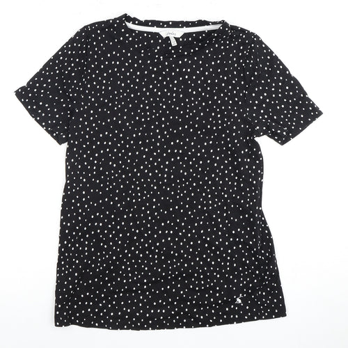 Joules Women’s Black Polka Dot T-Shirt Size 2