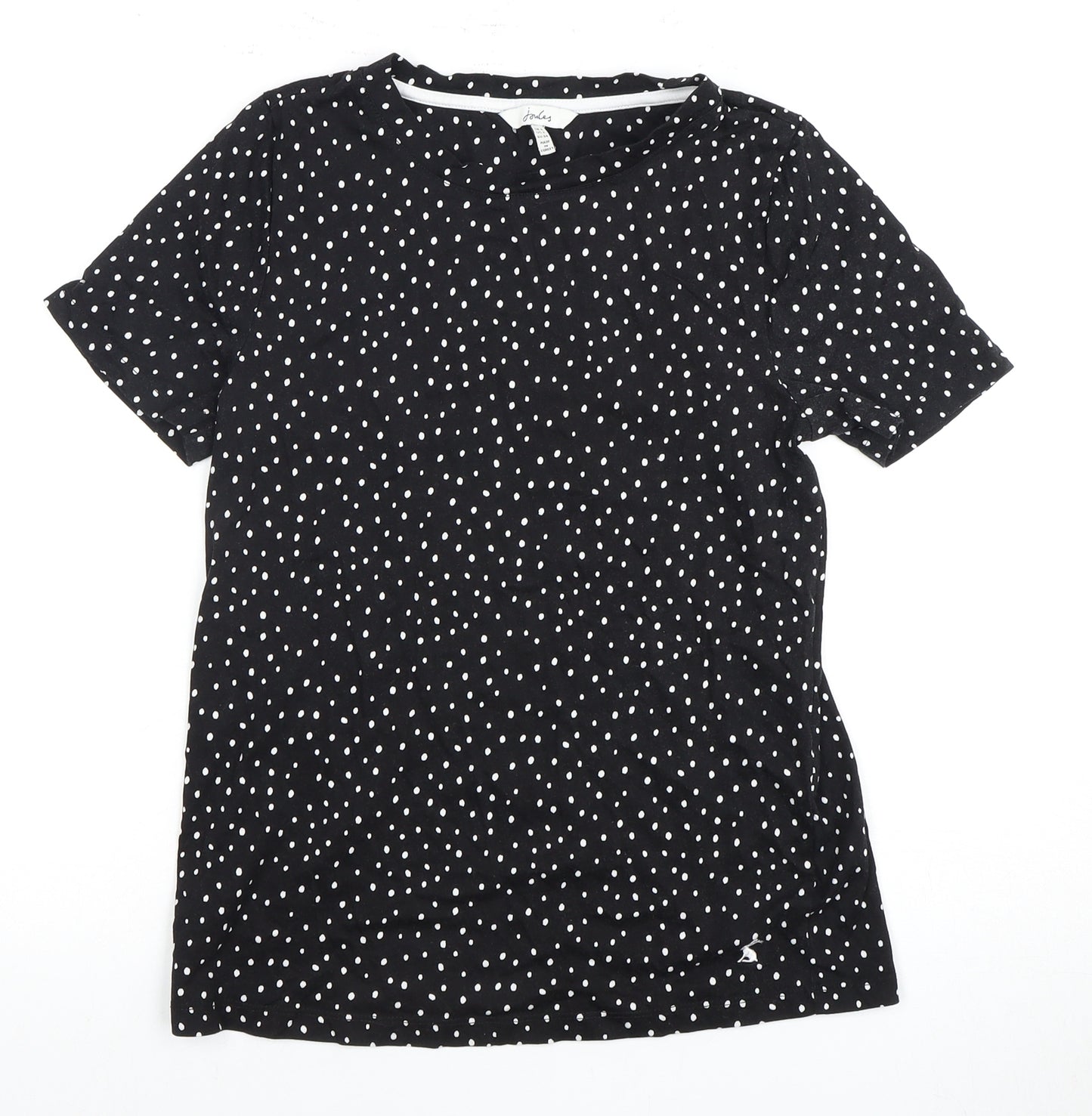 Joules Women’s Black Polka Dot T-Shirt Size 2