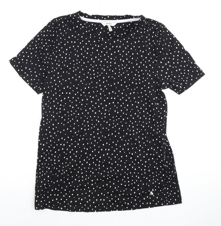Joules Women’s Black Polka Dot T-Shirt Size 2