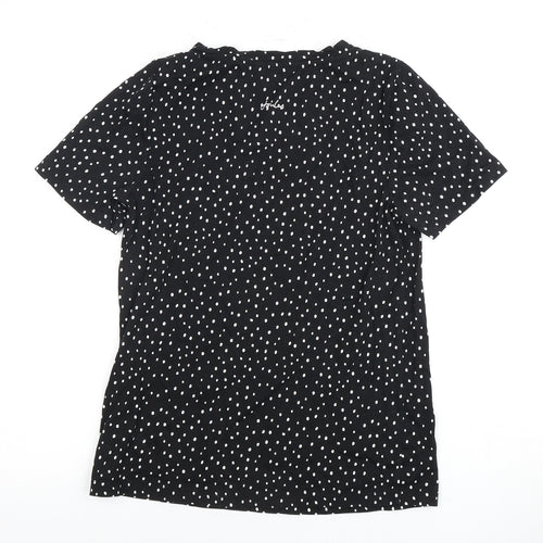Joules Women’s Black Polka Dot T-Shirt Size 2