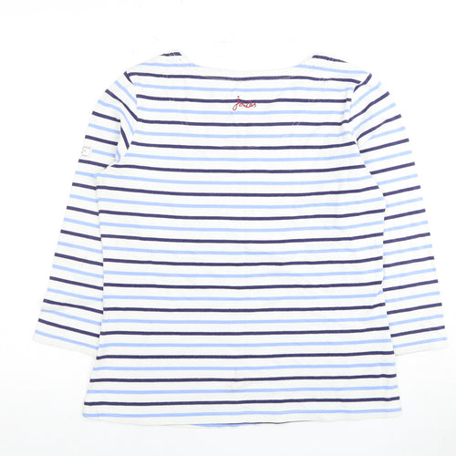 Joules Women's Multicoloured Striped T-Shirt Size 12