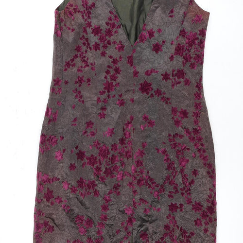 Hobbs Women’s Multicoloured Sheath Dress Size 12