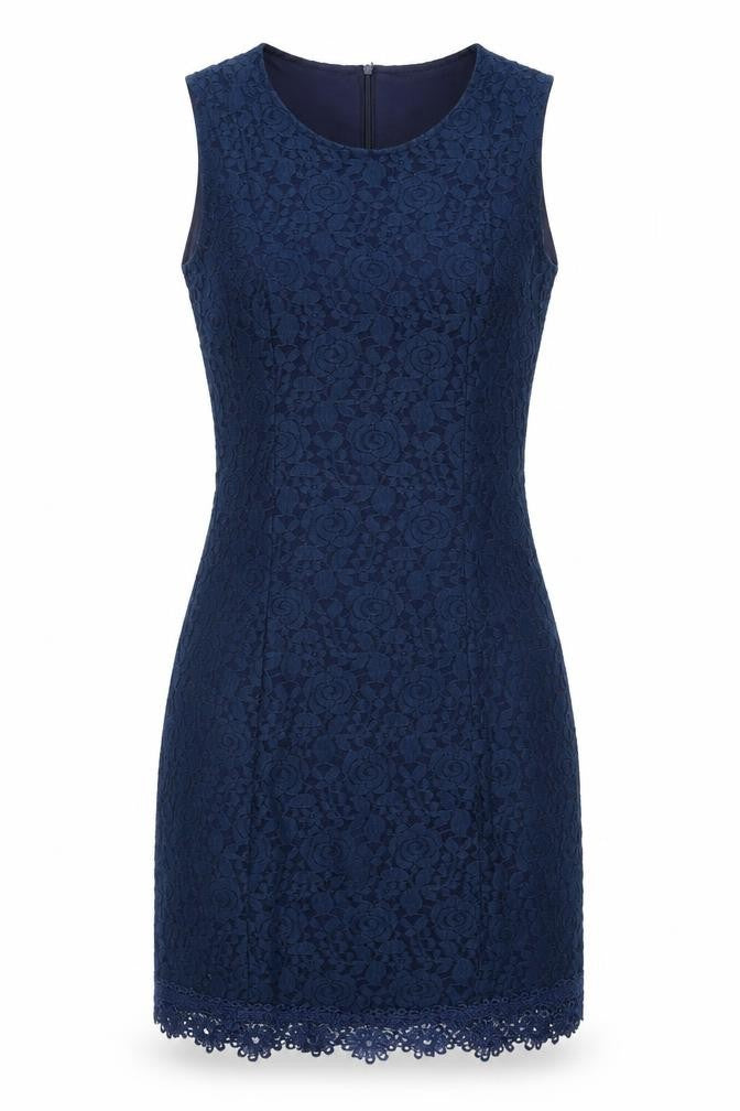Apricot Women's Blue Floral Lace Dress Size 8