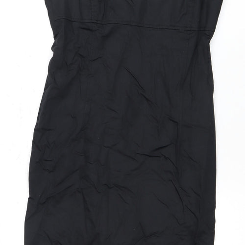 Coast Women's Black Size 14 Sleeveless Dress