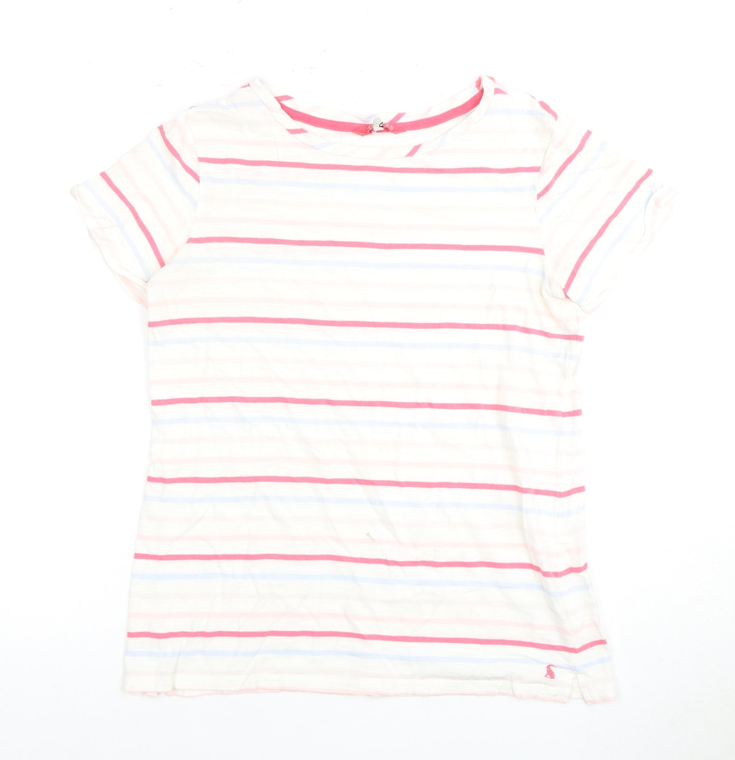 Joules Women’s Multicoloured Striped T-Shirt Size 10