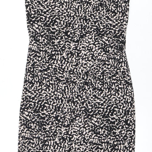 Austin Reed Women’s Black Strapless Animal Print Dress