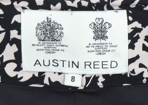 Austin Reed Women’s Black Strapless Animal Print Dress