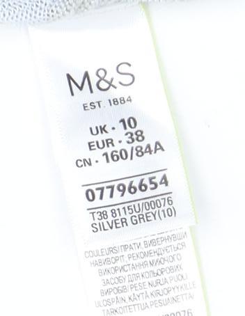 Marks and Spencer Women's Grey Cardigan Size 10