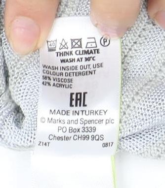 Marks and Spencer Women's Grey Cardigan Size 10
