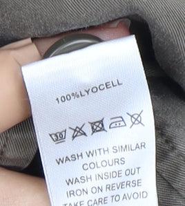 Oliver Bonas Women's Brown Button Dress Size 10