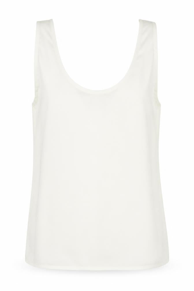Zara Women's XS White Scoop Neck Tank Top