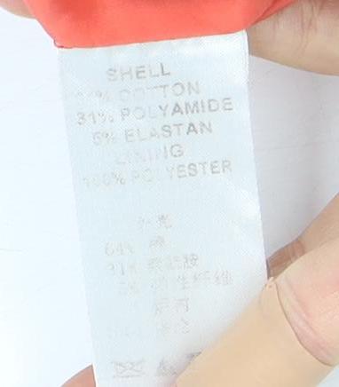 Reiss Women's Orange Knee Length Bodycon Dress Size 6