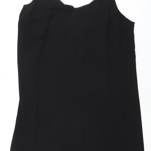 New Look Women's Black Slip Dress Size 12