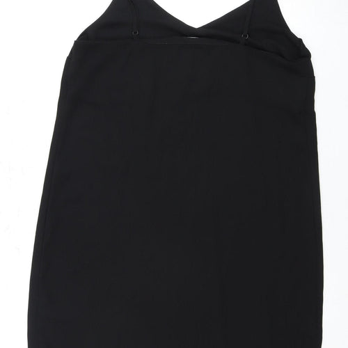 New Look Women's Black Slip Dress Size 12