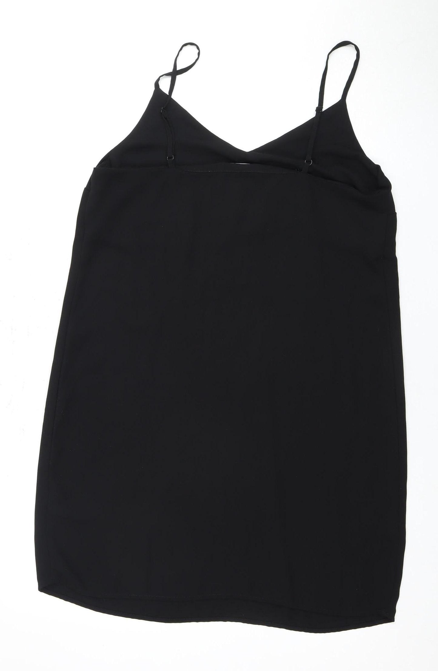 New Look Women's Black Slip Dress Size 12