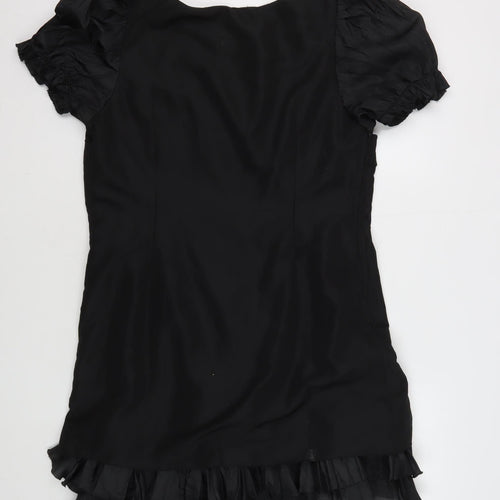 L33 Women's Size 14 Black Dress with Ruffle