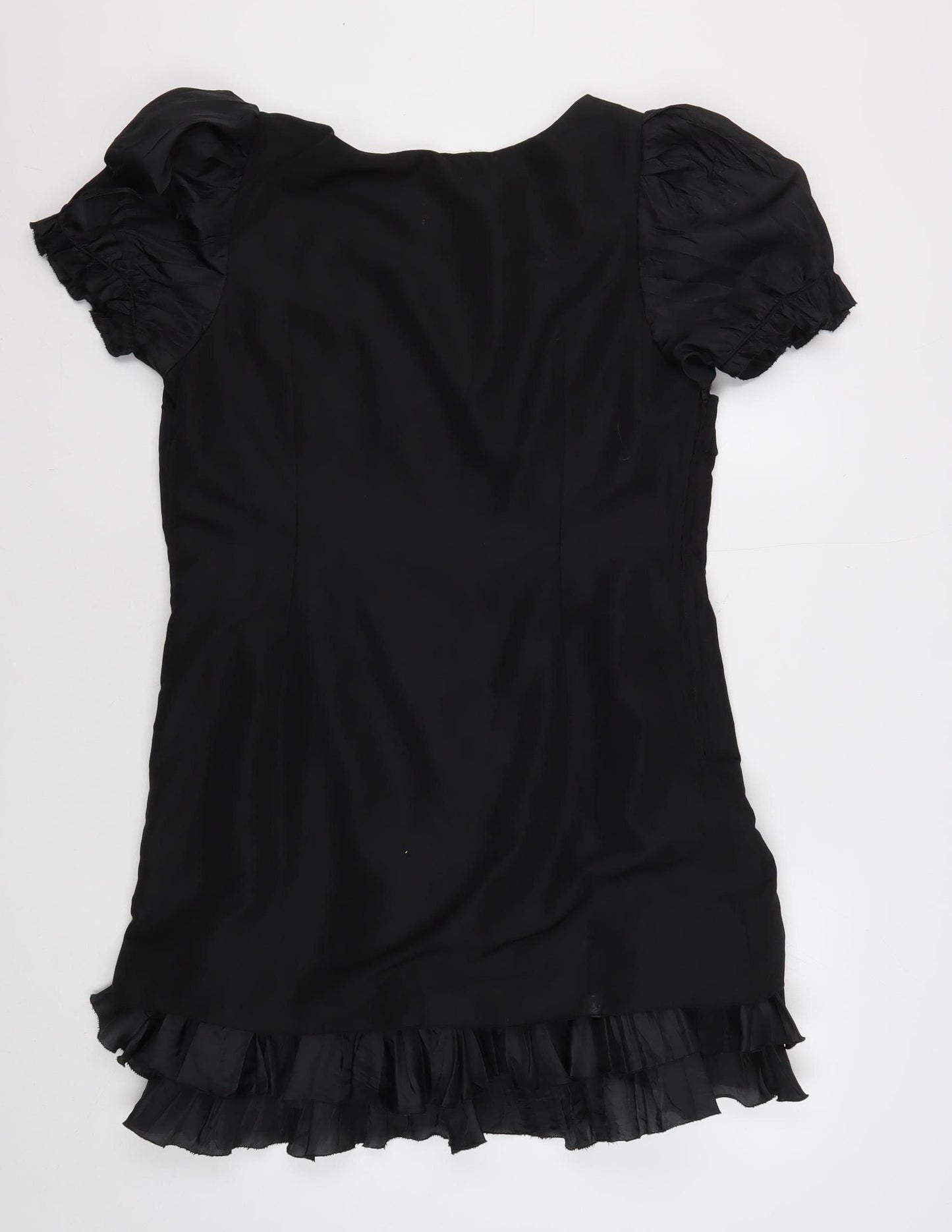 L33 Women's Size 14 Black Dress with Ruffle