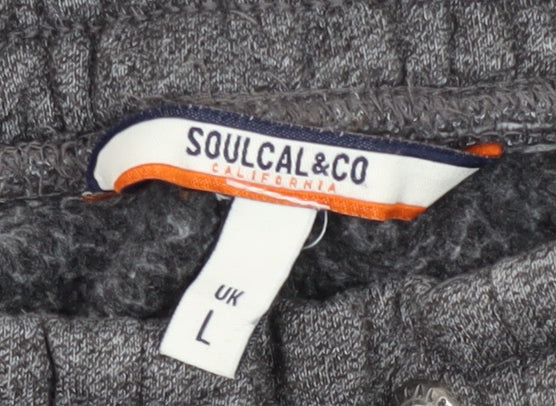 SoulCal & Co Unisex Grey Jogger Trousers L