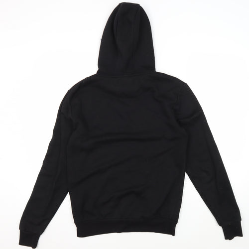 Batman Logo Black Hoodie, XS Unisex Pullover, Comic Style