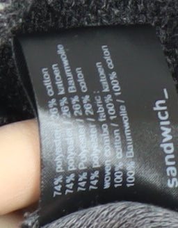 Sandwich Women's Grey Blazer Jacket, Size M, Business Casual