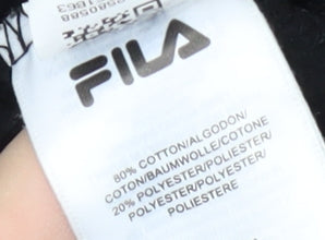 Fila Girls Black Logo Pullover Hoodie 3XS