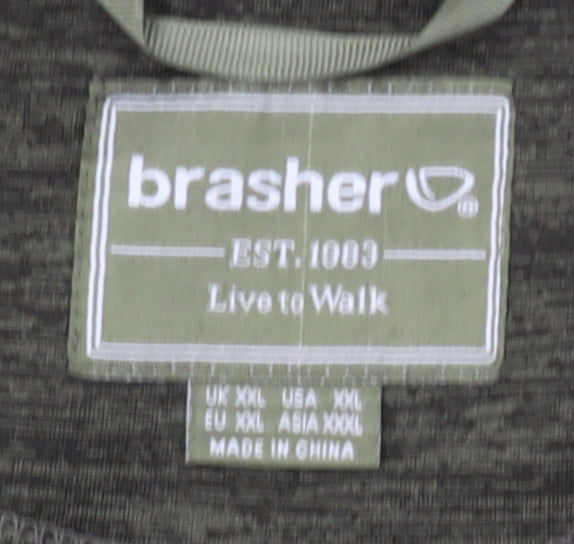 brasher Men's Green 2XL Basic Outdoor Jacket