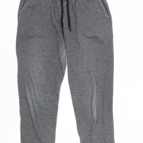Champion Unisex Grey Joggers S Elastic Waist Gym & Training