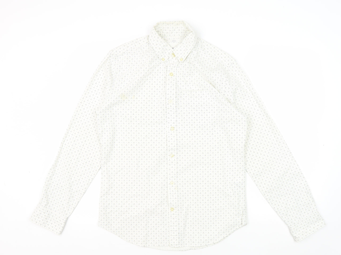 GAP Men's White XS Button-Up Long Sleeve Shirt