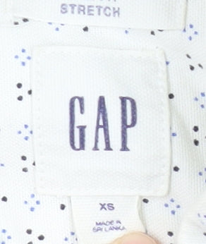 GAP Men's White XS Button-Up Long Sleeve Shirt