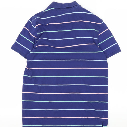 U.S. Polo Assn. Men's Blue Striped Polo Shirt S