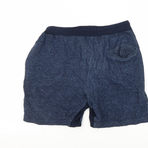 Redtag Men's Blue Sweat Shorts Medium Casual Cotton