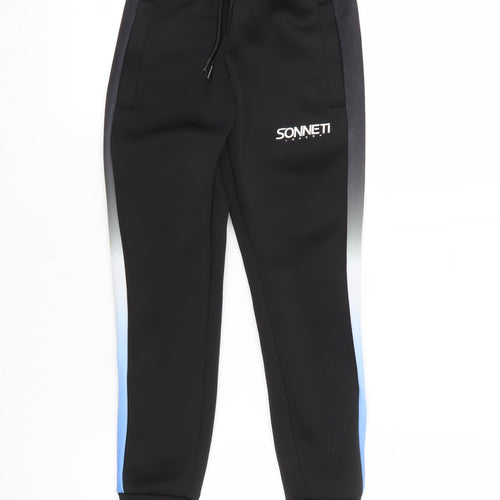 Sonneti Boys Black Jogger Trousers Size M
