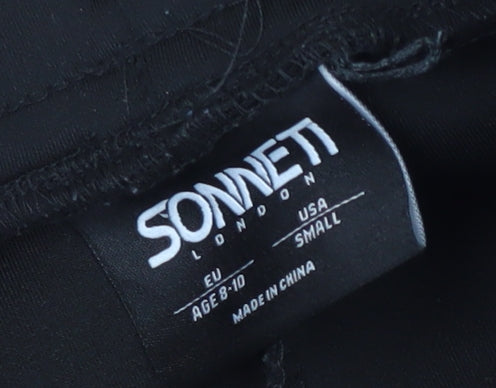 Sonneti Boys Black Jogger Trousers Size M