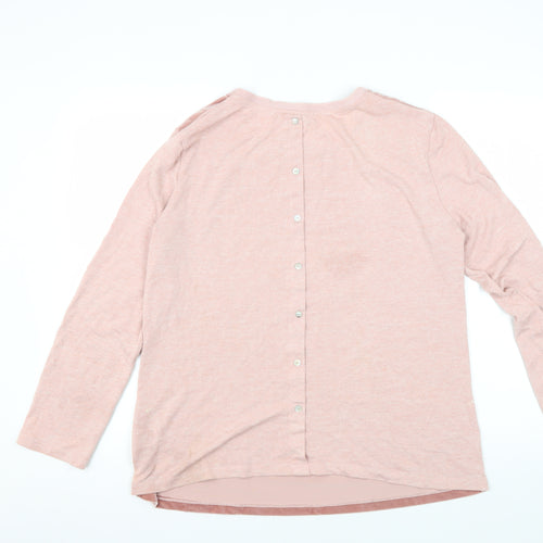 RJR. John Rocha Women's Pink Velvet Blouse, Size 16