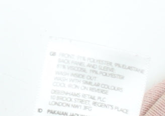 RJR. John Rocha Women's Pink Velvet Blouse, Size 16