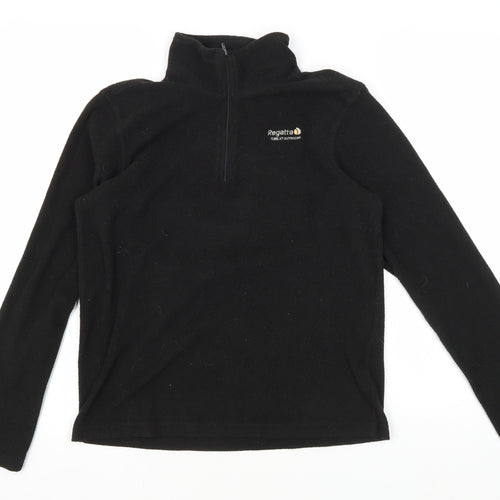 Regatta Black Fleece Sweatshirt Unisex Adults Size 8