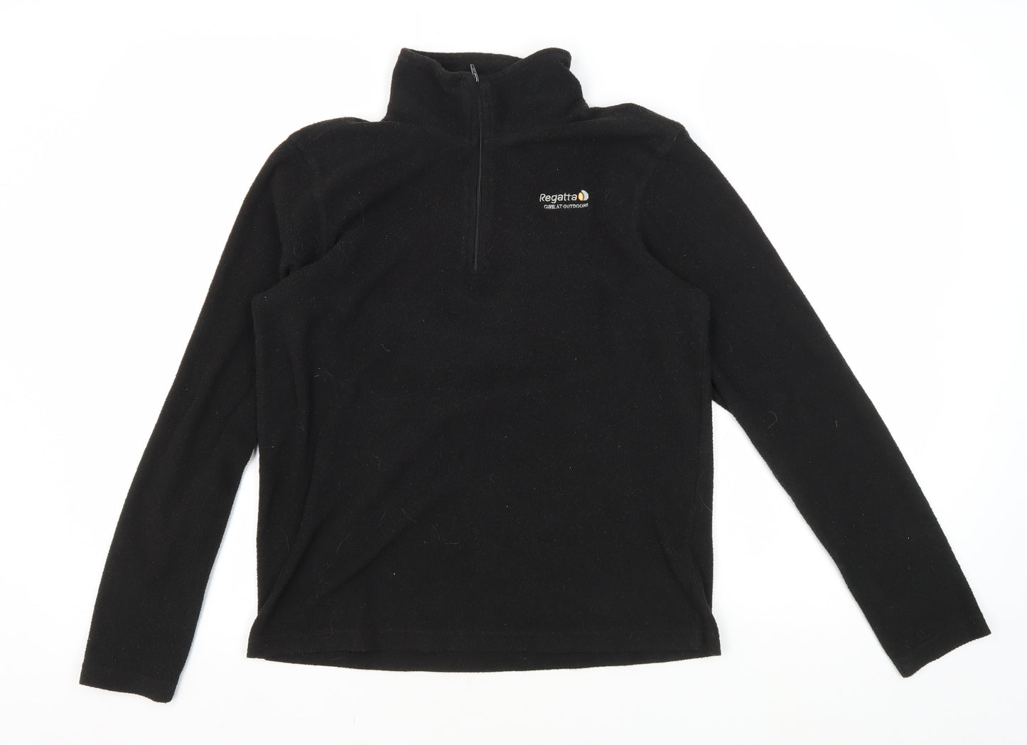 Regatta Black Fleece Sweatshirt Unisex Adults Size 8