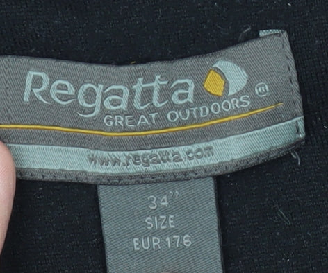 Regatta Black Fleece Sweatshirt Unisex Adults Size 8
