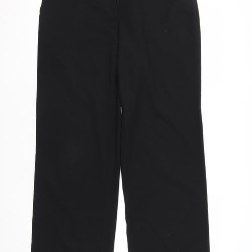 Next Women's Black Regular Fit Trousers Size 12