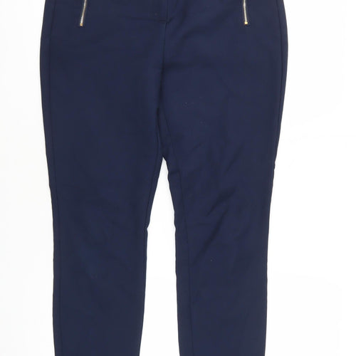 Next Women's Blue Trousers Size 12 with Pockets
