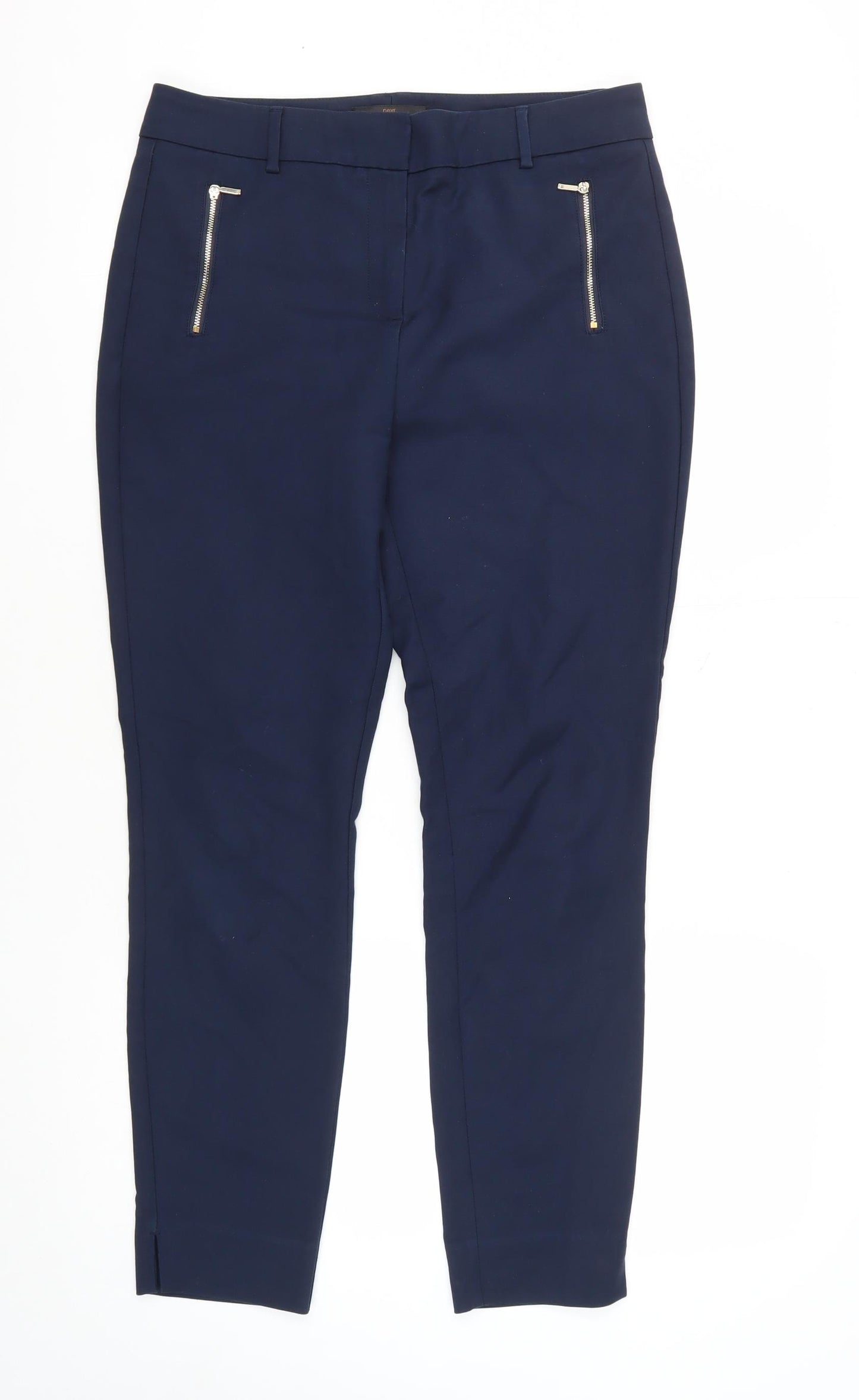 Next Women's Blue Trousers Size 12 with Pockets