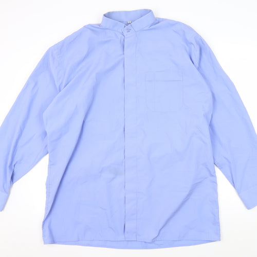 Reliant Men's Blue Long Sleeve Button-Up Shirt