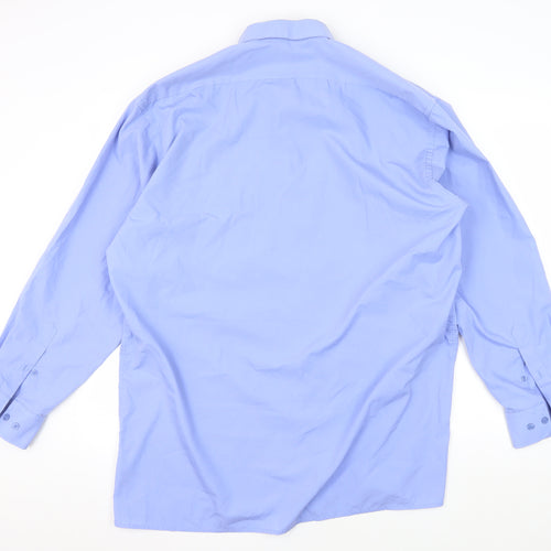 Reliant Men's Blue Long Sleeve Button-Up Shirt