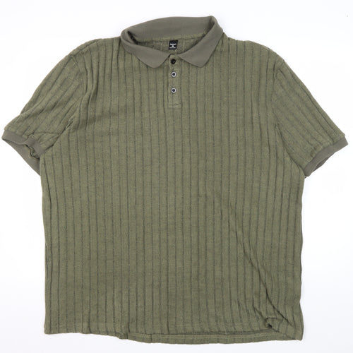 Manfinity Men’s 3XL Green Polo Shirt